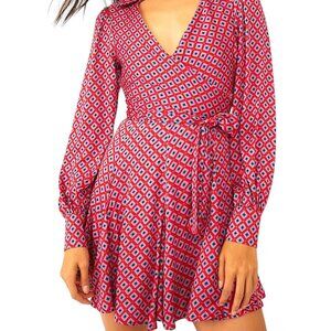 Free People It Takes Two Sleeve Mini Dress Extra Small